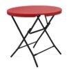 Foldable Round Plastic Dining Table