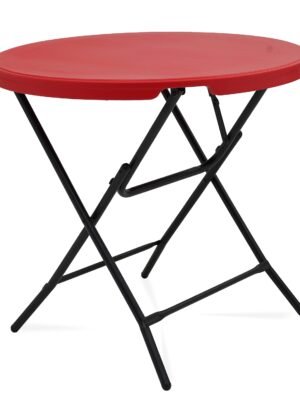 Foldable Round Plastic Dining Table