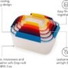 Joseph Joseph Nest Lock Plastic BPA Free Food Storage Container Set