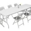 Plastic Foldable Table with Handle Event Catering Party Banquet Table