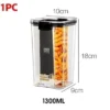 b80b8b2e82586267ce13a843da159973.webp Food Storage Container Plastic Kitchen Refrigerator Noodle Box Multigrain Storage Tank Transparent Sealed Cans