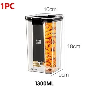 b80b8b2e82586267ce13a843da159973.webp Food Storage Container Plastic Kitchen Refrigerator Noodle Box Multigrain Storage Tank Transparent Sealed Cans