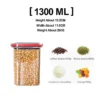 my-11134207-7rasb-m8omijctsmww75.webp Airtight Food Container Leak Proof Canister Stackable Storage Containers Kitchen Organizer Vacuum Seal Containers