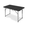 Folding Heavy Duty Utility Table Indoor Outdoor Portable Plastic Wedding Event Picnic Table w Steel Legs