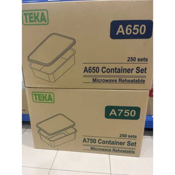 A1000 A750 A650 A500 PP RECTANGULAR CONTAINER