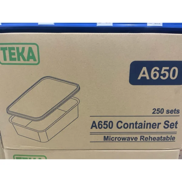 A1000 A750 A650 A500 PP RECTANGULAR CONTAINER