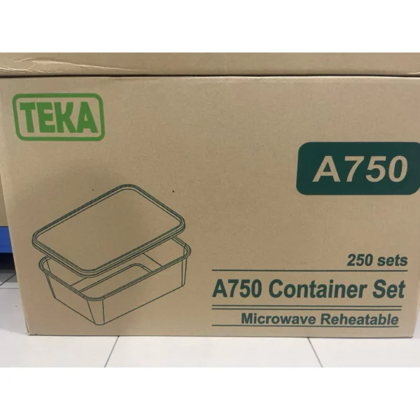 A1000 A750 A650 A500 PP RECTANGULAR CONTAINER