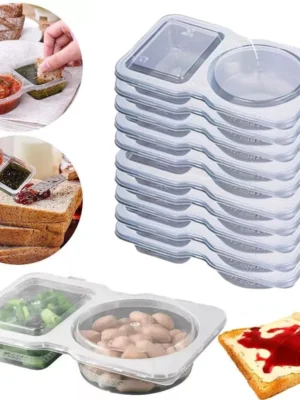 sg-11134201-7ratb-mb7veio8qp3kbd.webp 30PCS Reusable Snack Pack Containers 2 Compartments Snack Pots With Lids Double Compartment Snack Pot