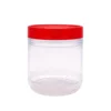 800ML PET CONTAINER RED COVER TRANSPARENT