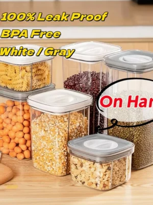 sg-11134253-822z2-mi0xtso0j4zo8c.webp Airtight Food Container Leak Proof Canister Stackable Storage Containers Kitchen Organizer Vacuum Seal Containers