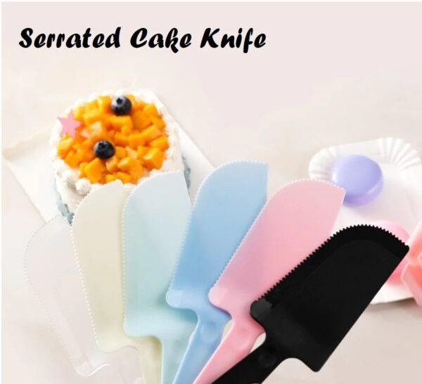 Plastic Cake Knife - Random Colour